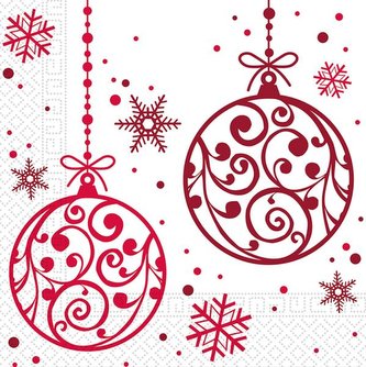 UBROUSKY VÁNOČNÍ KOULE 3VRSTVÉ 33X33CM