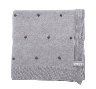 Dětská deka Dots, Darkgrey