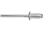 nýty trhací hliníkové sada 1000ks, O 3,2x6,4mm plochá hlava