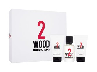 Dsquared2 2 Wood toaletní voda 50 ml + sprchový gel 50 ml + tělový gel 50 ml