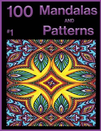 100 Mandalas and Patterns Coloring Book #1