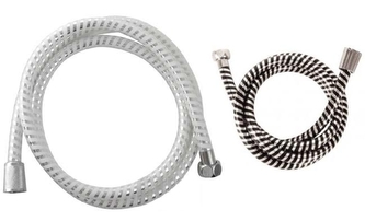 hadice sprchová, stříbrný pruh, 150cm, PVC
