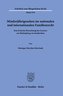 Minderjährigenehen im nationalen und internationalen Familienrecht.