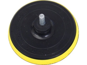 EXTOL CRAFT nosič brusných výseků, do vrtačky - suchý zip, O 125mm, stopka 8mm