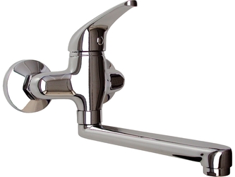 BALLETTO baterie umyvadlová/dřezová, 100mm, ram. 20cm, 35mm, chrom