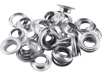 EXTOL PREMIUM oka hliníková pro plachty 20ks, O 23/12mm EXTOL PREMIUM oka hliníková pro plachty 20ks, O 23/12mm