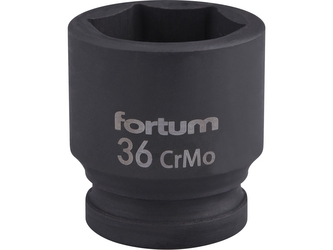 FORTUM hlavice nástrčná rázová 3/4", 36mm, L 57mm