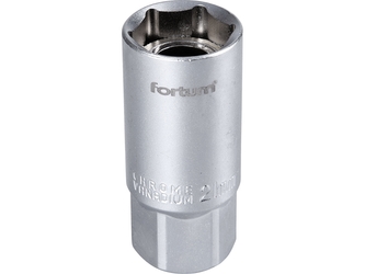 FORTUM hlavice nástrčná na zapalov. svíčky 1/2", 21mm, L 65mm, magnet