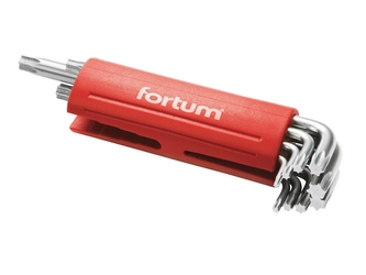 FORTUM L-klíče TORX, sada 9ks, 10-50