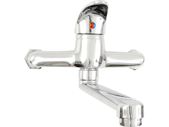 VIKING baterie umyvadlová/dřezová, 100mm, ram. 20cm, 35mm, chrom