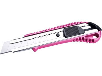 EXTOL LADY nůž ulamovací celokovový s výztuhou, 18mm, Auto-lock