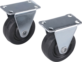 EXTOL CRAFT kolečka pevná z tvrdé pryže, sada 2ks, průměr 40mm