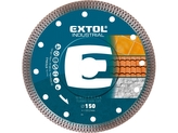 EXTOL INDUSTRIAL kotouč diamantový řezný, turbo Thin Cut, suché i mokré řezání, O 150x22,2x1,8mm