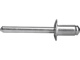 EXTOL PREMIUM nýty trhací hliníkové sada 250ks, O 6,4x9,6mm plochá hlava