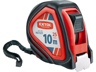 EXTOL PREMIUM metr svinovací, 10m, š. pásku 25mm