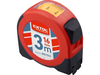 EXTOL PREMIUM metr svinovací s odečítacím okénkem, 3m, š. pásku 16mm
