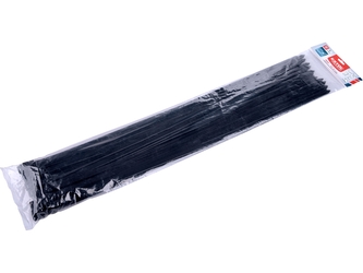 EXTOL PREMIUM pásky stahovací na kabely černé, 900x12,4mm, 50ks, nylon PA66