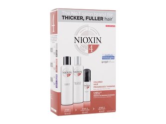 Nioxin System 4 šampon System 4 Cleanser Shampoo 150 ml + kondicionér System 4 Scalp Therapy Revitalizing Conditioner 150 ml + vlasová péče System 4 Scalp & Hair Treatment 40 ml