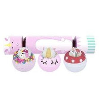 Bomb Cosmetics Dárková sada šumivých koulí do koupele The Christmas Unicorn 3 ks woman