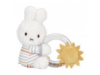 Chrastítko s korálky králíček Miffy Vintage Proužky Chrastítko s korálky králíček Miffy Vintage Proužky
