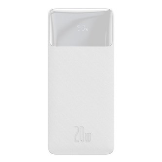 Baseus Bipow powerbanka s digitálním displejem 20000mAh 20W bílá