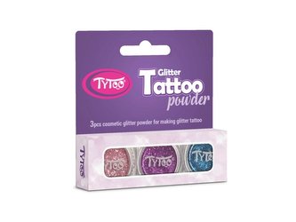 Tytoo. Zestaw brokatów 3 kolory Tytoo. Zestaw brokatów 3 kolory