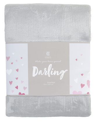 Deka z mikrovlákna DARLING šedá 150x200 cm Essex Deka z mikrovlákna DARLING šedá 150x200 cm Essex