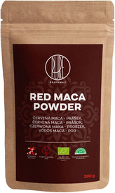 BrainMax Pure Maca červená BIO prášek, 200 g
