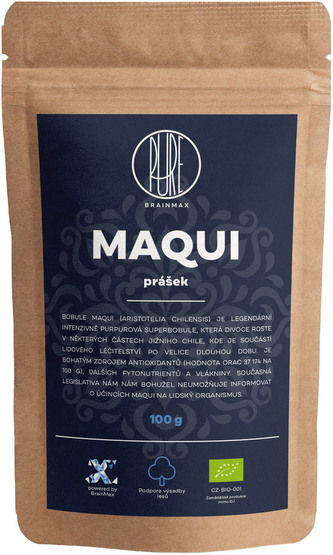 BrainMax Pure Maqui BIO prášek, 100 g