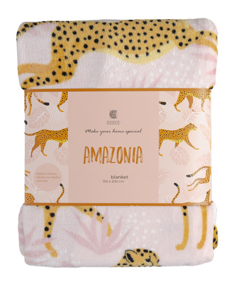 Deka z mikrovlákna AMAZONIA růžová 150x200 cm Essex Deka z mikrovlákna AMAZONIA růžová 150x200 cm Essex
