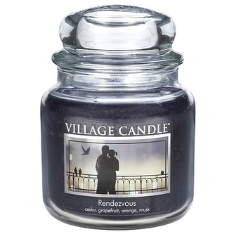 Svíčka ve skleněné dóze Village Candle, Rande, 454 g