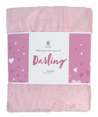 Deka z mikrovlákna DARLING růžová 150x200 cm Essex Deka z mikrovlákna DARLING růžová 150x200 cm Essex