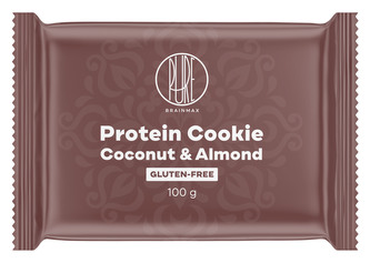 BrainMax Pure Protein Cookie, Kokos & Mandle, 100 g
