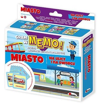 Gram w memo miasto na ulicy i na dworcu zestaw edukacyjny