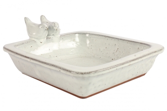 Keramické pítko pro ptáčky Momo 10,5x29x25 cm