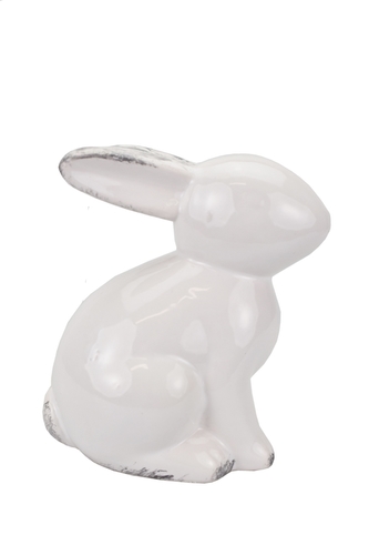 Bílý zajíček 11,5x7x11 cm