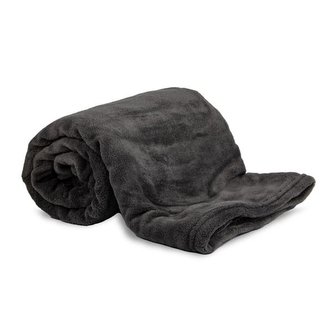 DEKA FLANEL FLEECE 150X200CM, 760~800GM, ŠEDÁ