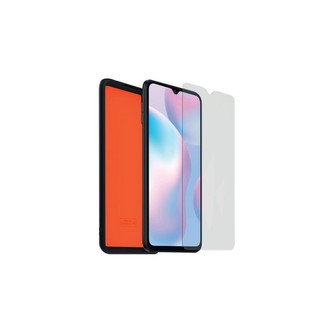 Made for Xiaomi TPU Kryt + Tvrzené Sklo pro Xiaomi Redmi 9A černé