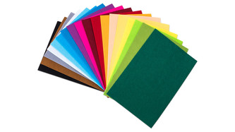 Barevný set polyesterové plsti 54 ks Barevný set polyesterové plsti 54 ks