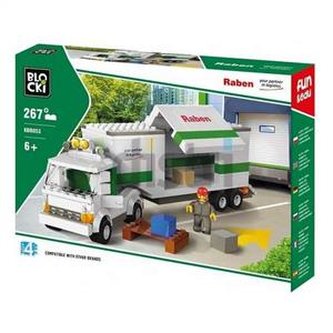 Klocki Blocki Raben Long Truck 267 el.