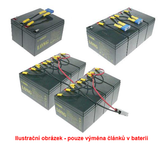 Baterie Avacom RBC43 bateriový kit pro renovaci (pouze akumulátory, 8ks)  - neoriginální
