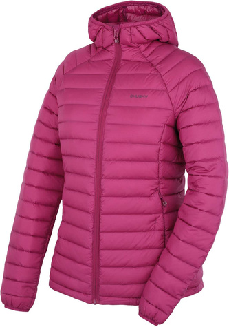 Dámská péřová bunda Dreeser L dk. magenta - XL