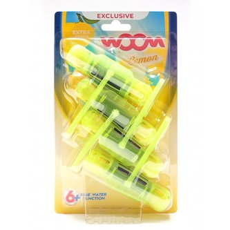 WC závěs 4x50 g Woom lemon blue water
