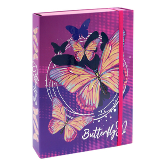 Box na sešity A4 Jumbo MaXi - Butterfly
