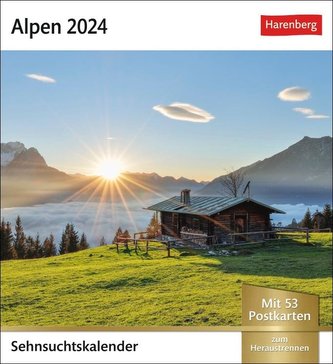 Alpen Sehnsuchtskalender 2024