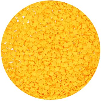 Cukrové zdobení hvězdičky žluté FunCakes 60g