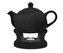 čajník 1,0l+ohř.stojan, Celočerný, BL-T-47