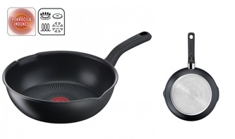 pánev d26 MULTI PAN SO CHEF Black, titan(xdéle), induk. TEFAL