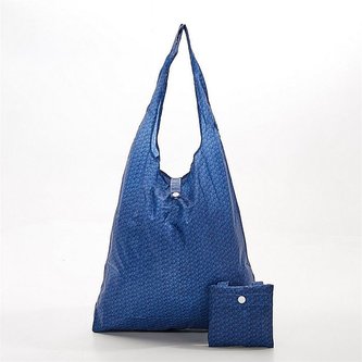 taška nákup. Námoř.kostky-modrá, 56x38x10cm, Anglie, textil