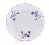 podšálek LUCAS FIALKY, čes.porcelán